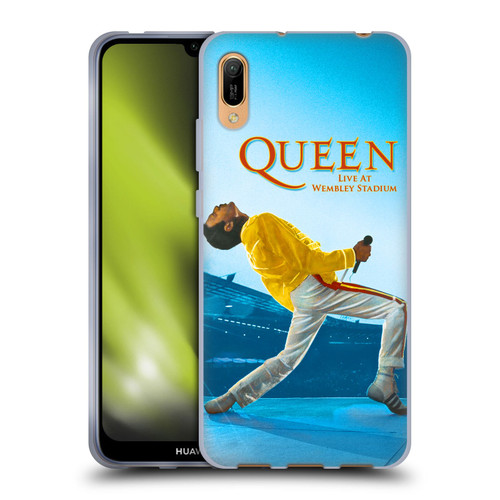 Queen Key Art Freddie Mercury Live At Wembley Soft Gel Case for Huawei Y6 Pro (2019)