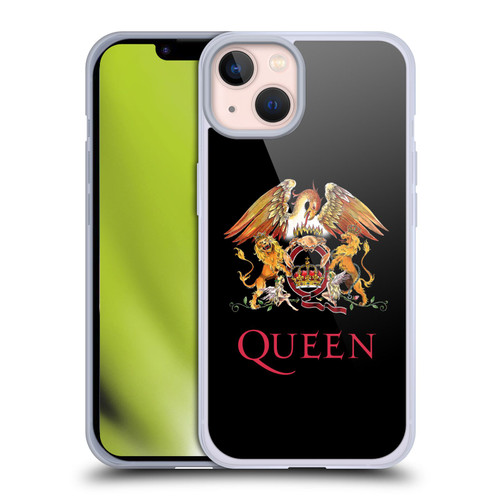 Queen Key Art Crest Soft Gel Case for Apple iPhone 13