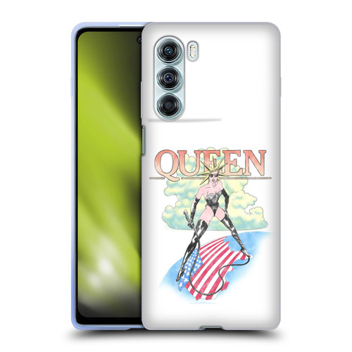 Queen Key Art Vintage Tour Soft Gel Case for Motorola Edge S30 / Moto G200 5G