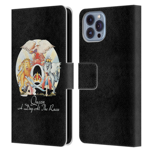 Queen Key Art A Day At The Races Leather Book Wallet Case Cover For Apple iPhone 14