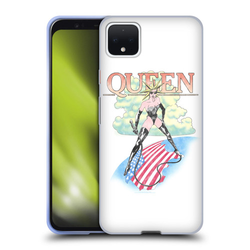 Queen Key Art Vintage Tour Soft Gel Case for Google Pixel 4 XL