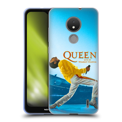 Queen Key Art Freddie Mercury Live At Wembley Soft Gel Case for Nokia C21