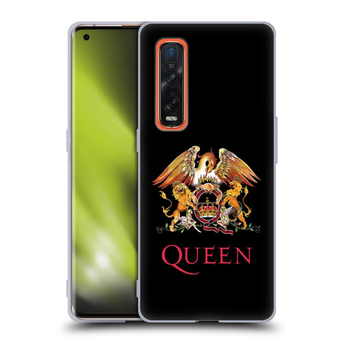 Queen Key Art Crest Soft Gel Case for OPPO Find X2 Pro 5G