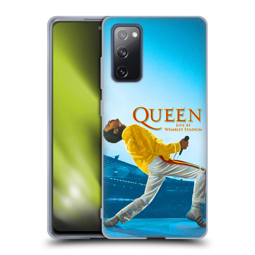 Queen Key Art Freddie Mercury Live At Wembley Soft Gel Case for Samsung Galaxy S20 FE / 5G