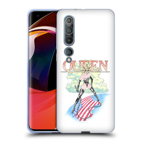 Queen Key Art Vintage Tour Soft Gel Case for Xiaomi Mi 10 5G / Mi 10 Pro 5G