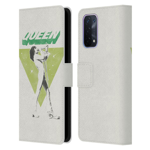 Queen Key Art Freddie Mercury Leather Book Wallet Case Cover For OPPO A54 5G