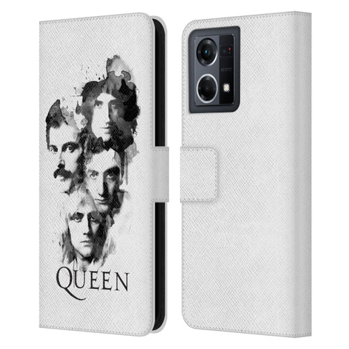 Queen Key Art Forever Leather Book Wallet Case Cover For OPPO Reno8 4G