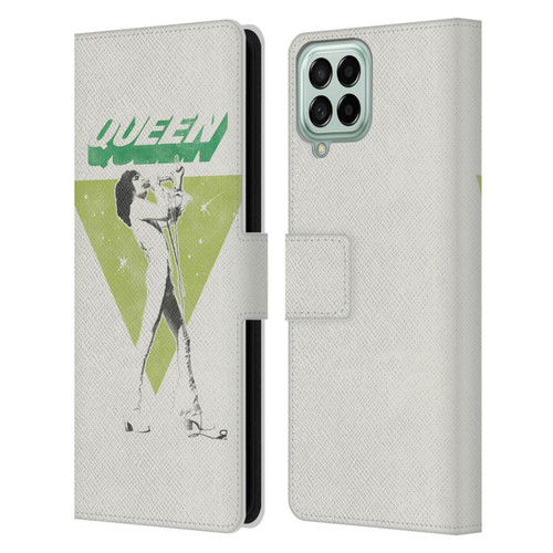 Queen Key Art Freddie Mercury Leather Book Wallet Case Cover For Samsung Galaxy M53 (2022)