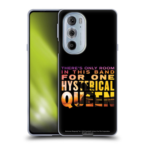 Queen Bohemian Rhapsody Hysterical Quote Soft Gel Case for Motorola Edge X30