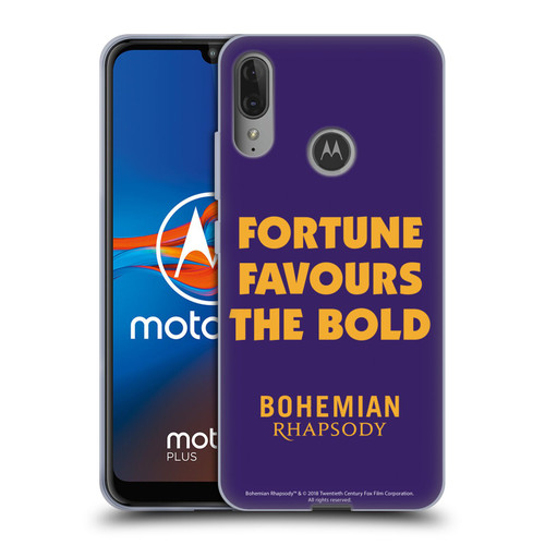 Queen Bohemian Rhapsody Fortune Quote Soft Gel Case for Motorola Moto E6 Plus