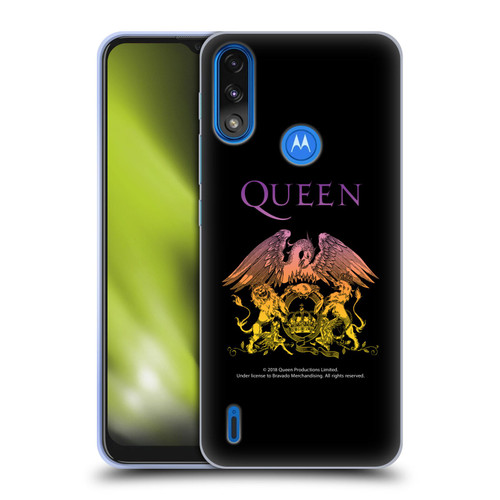 Queen Bohemian Rhapsody Logo Crest Soft Gel Case for Motorola Moto E7 Power / Moto E7i Power