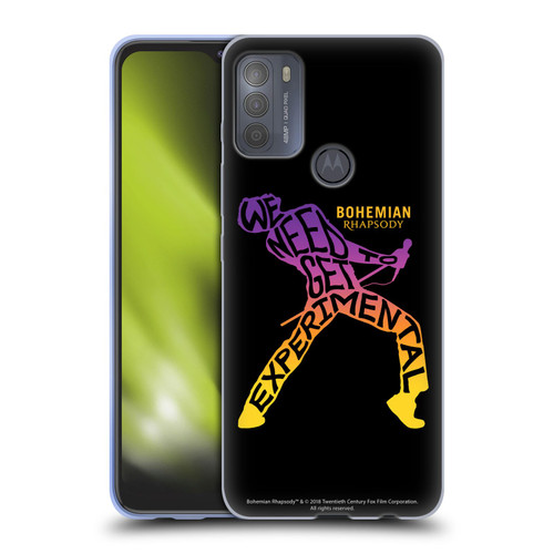 Queen Bohemian Rhapsody Experimental Quote Soft Gel Case for Motorola Moto G50