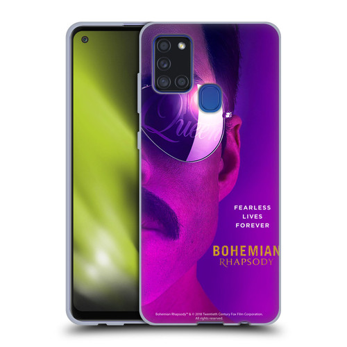 Queen Bohemian Rhapsody Movie Poster Soft Gel Case for Samsung Galaxy A21s (2020)