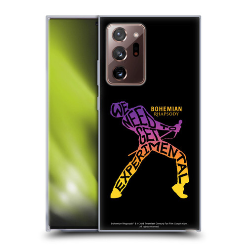 Queen Bohemian Rhapsody Experimental Quote Soft Gel Case for Samsung Galaxy Note20 Ultra / 5G