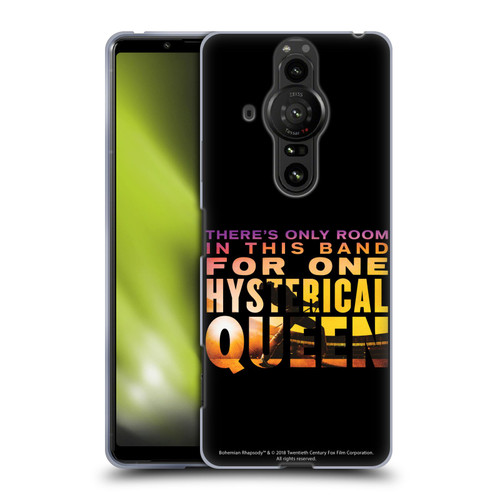 Queen Bohemian Rhapsody Hysterical Quote Soft Gel Case for Sony Xperia Pro-I
