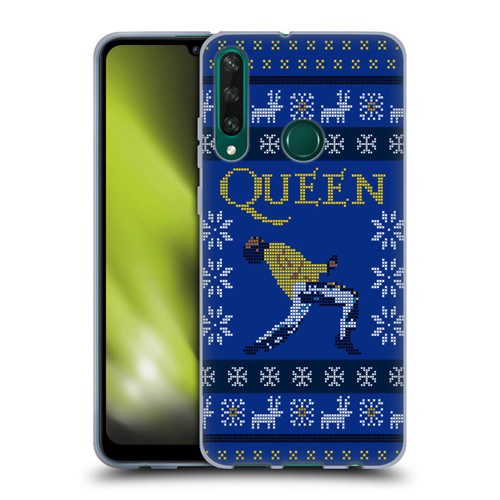 Queen Christmas Freddie Mercury Knitwork Soft Gel Case for Huawei Y6p