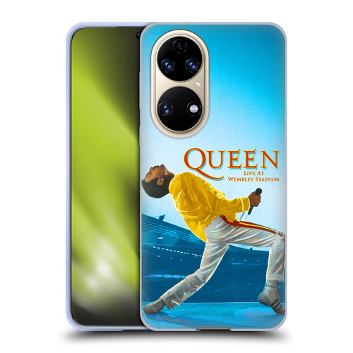 Queen Key Art Freddie Mercury Live At Wembley Soft Gel Case for Huawei P50