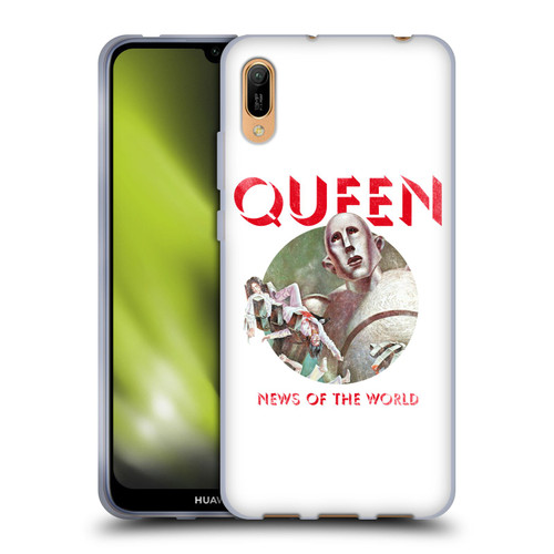 Queen Key Art News Of The World Soft Gel Case for Huawei Y6 Pro (2019)
