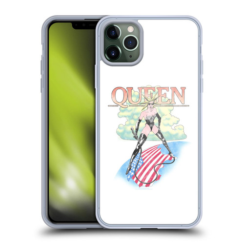 Queen Key Art Vintage Tour Soft Gel Case for Apple iPhone 11 Pro Max