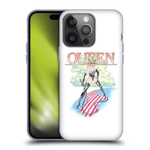 Queen Key Art Vintage Tour Soft Gel Case for Apple iPhone 14 Pro