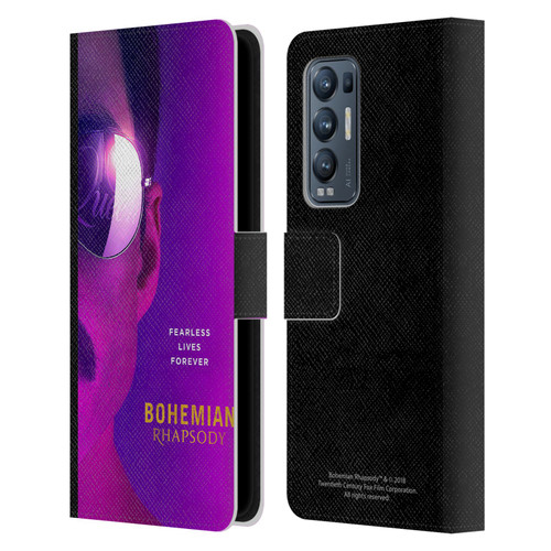 Queen Bohemian Rhapsody Movie Poster Leather Book Wallet Case Cover For OPPO Find X3 Neo / Reno5 Pro+ 5G