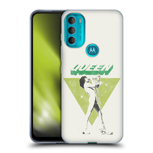 Queen Key Art Freddie Mercury Soft Gel Case for Motorola Moto G71 5G