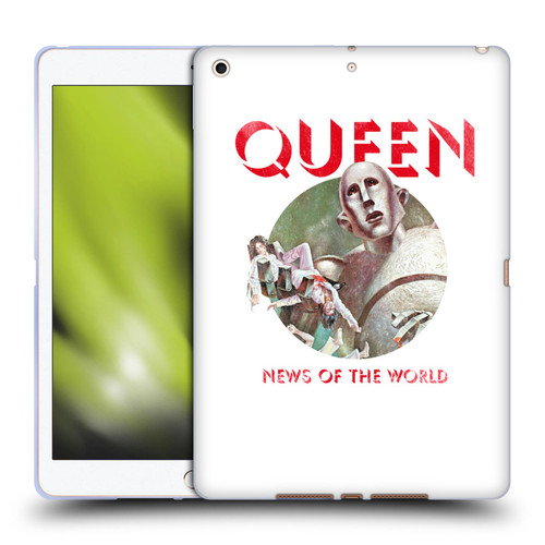 Queen Key Art News Of The World Soft Gel Case for Apple iPad 10.2 2019/2020/2021
