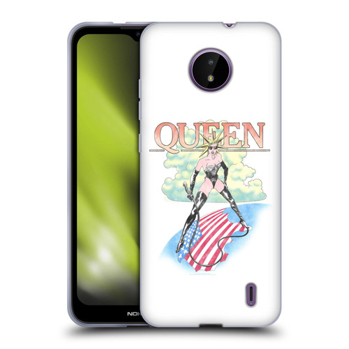 Queen Key Art Vintage Tour Soft Gel Case for Nokia C10 / C20