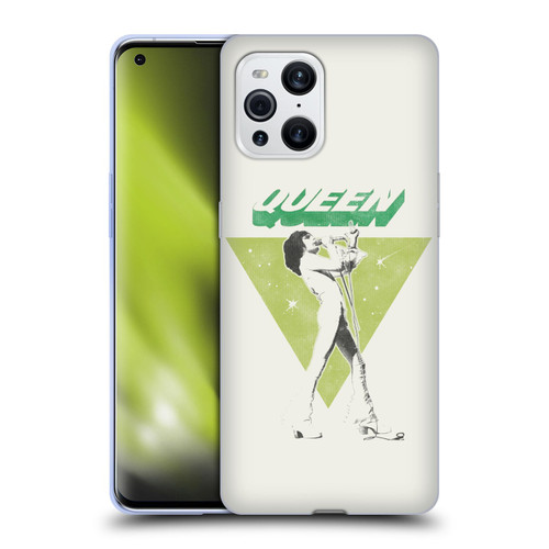 Queen Key Art Freddie Mercury Soft Gel Case for OPPO Find X3 / Pro