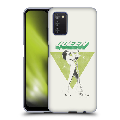 Queen Key Art Freddie Mercury Soft Gel Case for Samsung Galaxy A03s (2021)