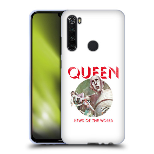 Queen Key Art News Of The World Soft Gel Case for Xiaomi Redmi Note 8T