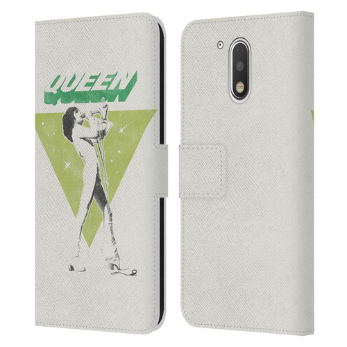 Queen Key Art Freddie Mercury Leather Book Wallet Case Cover For Motorola Moto G41