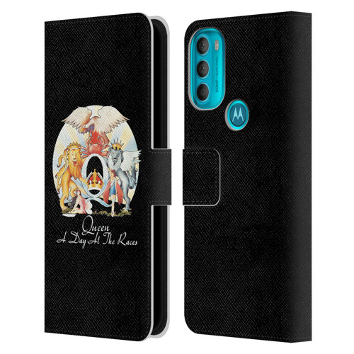 Queen Key Art A Day At The Races Leather Book Wallet Case Cover For Motorola Moto G71 5G