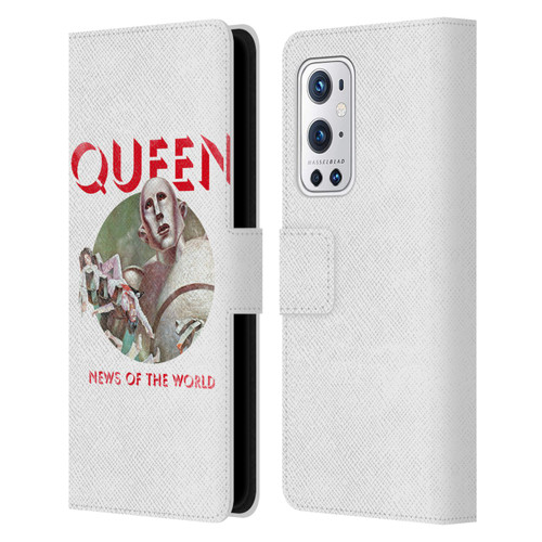 Queen Key Art News Of The World Leather Book Wallet Case Cover For OnePlus 9 Pro