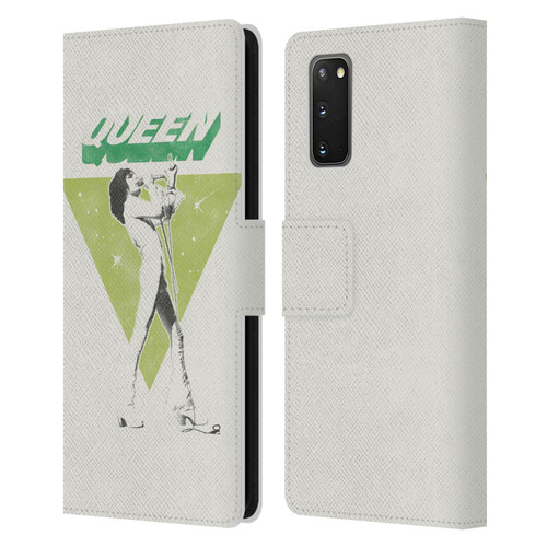 Queen Key Art Freddie Mercury Leather Book Wallet Case Cover For Samsung Galaxy S20 / S20 5G