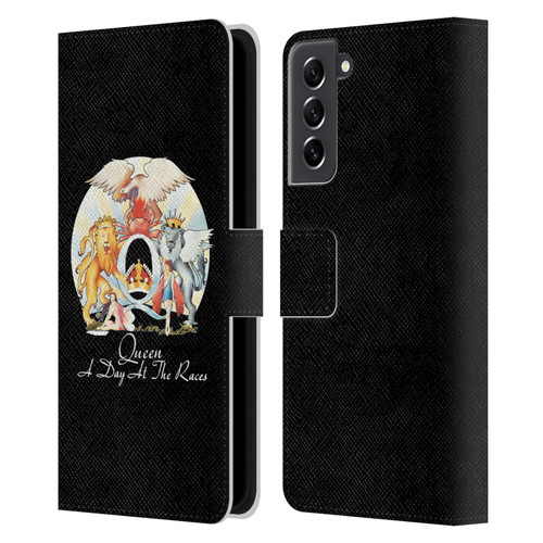 Queen Key Art A Day At The Races Leather Book Wallet Case Cover For Samsung Galaxy S21 FE 5G