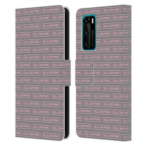Blackpink The Album Pattern Leather Book Wallet Case Cover For Huawei P40 5G