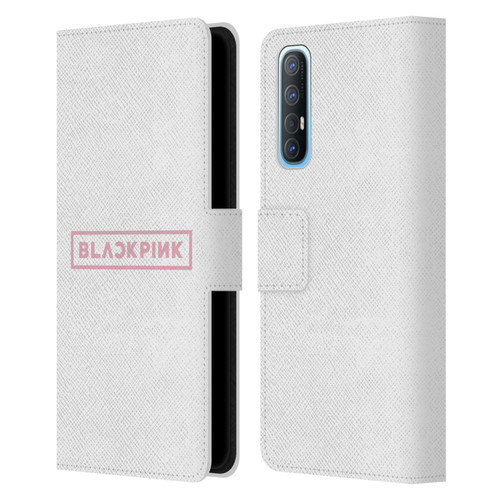 Blackpink The Album Logo Leather Book Wallet Case Cover For OPPO Find X2 Neo 5G