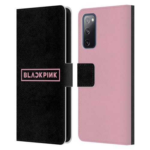 Blackpink The Album Pink Logo Leather Book Wallet Case Cover For Samsung Galaxy S20 FE / 5G