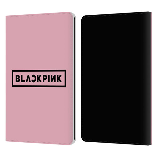 Blackpink The Album Black Logo Leather Book Wallet Case Cover For Amazon Kindle Paperwhite 1 / 2 / 3