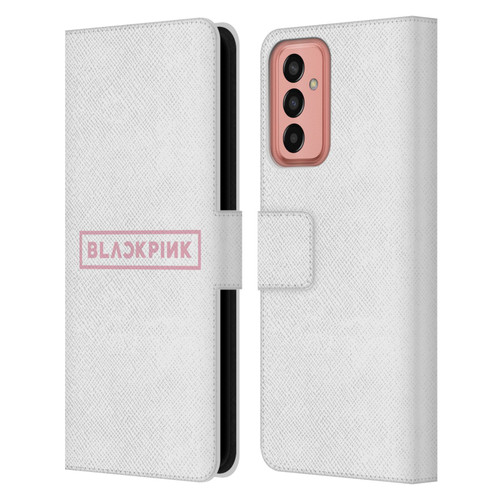 Blackpink The Album Logo Leather Book Wallet Case Cover For Samsung Galaxy M13 (2022)