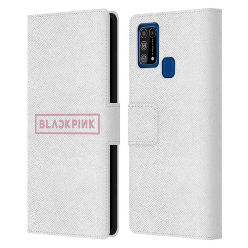 Blackpink The Album Logo Leather Book Wallet Case Cover For Samsung Galaxy M31 (2020)