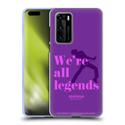 Queen Bohemian Rhapsody Legends Soft Gel Case for Huawei P40 5G