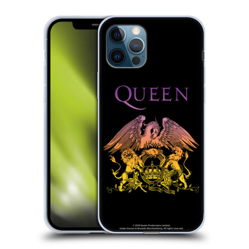 Queen Bohemian Rhapsody Logo Crest Soft Gel Case for Apple iPhone 12 / iPhone 12 Pro