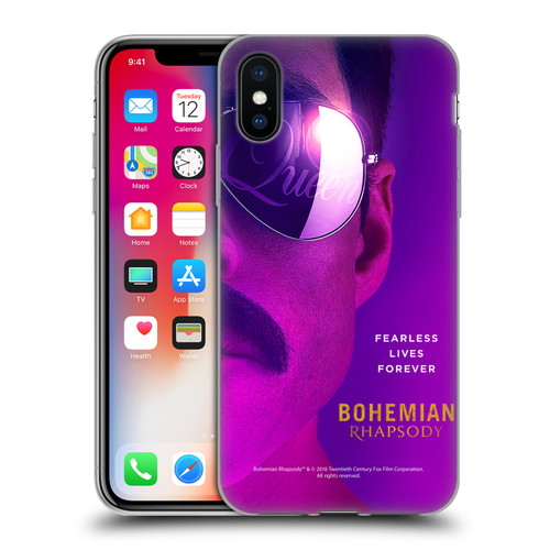 Queen Bohemian Rhapsody Movie Poster Soft Gel Case for Apple iPhone X / iPhone XS