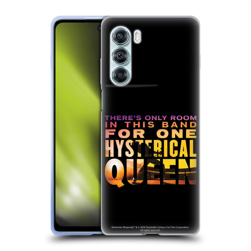 Queen Bohemian Rhapsody Hysterical Quote Soft Gel Case for Motorola Edge S30 / Moto G200 5G