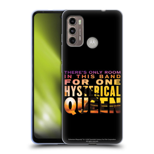 Queen Bohemian Rhapsody Hysterical Quote Soft Gel Case for Motorola Moto G60 / Moto G40 Fusion
