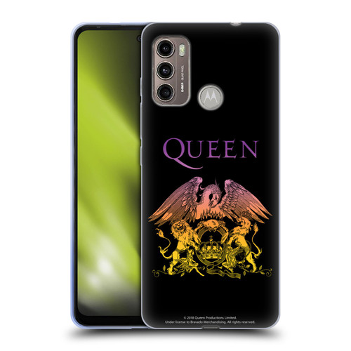 Queen Bohemian Rhapsody Logo Crest Soft Gel Case for Motorola Moto G60 / Moto G40 Fusion