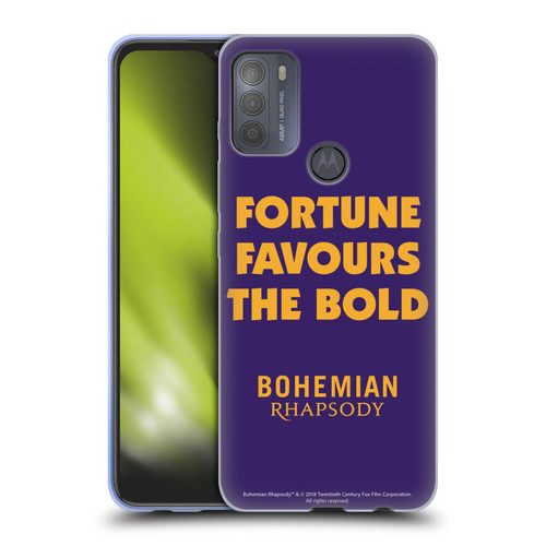 Queen Bohemian Rhapsody Fortune Quote Soft Gel Case for Motorola Moto G50