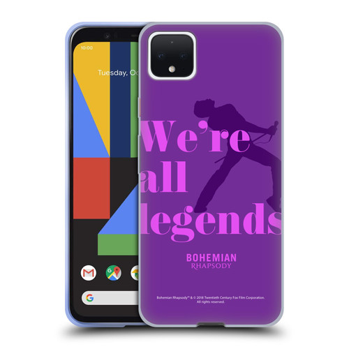 Queen Bohemian Rhapsody Legends Soft Gel Case for Google Pixel 4 XL
